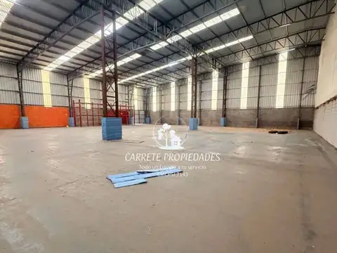 Galpón en alquiler de 1100m2 ubicado en Calle Caamaño. Villa Rosa. Pilar