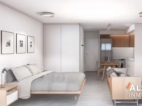 Departamento Monoambiente con 1 baño