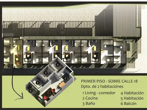 Proyecto de obra desde el pozo, departamentos, locales y cocheras sobre calle 18 y 32 , 25 de Mayo