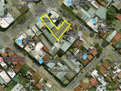 Galpon en Alquiler 10  mts Frente