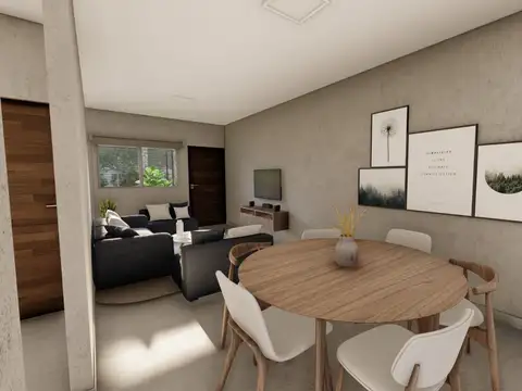 Departamento 3 ambientes con 2 baños