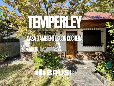 CASA EN VENTA EN TEMPERLEY - 4 AMBIENTES