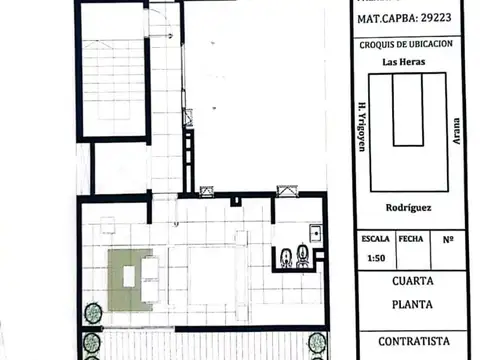 Departamento Monoambiente con 1 baño