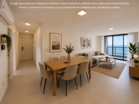 Departamento 2 ambientes en Venta - Frente al Mar