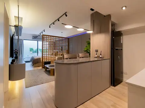 Depto tipo Loft con patio amoblado en Palermo