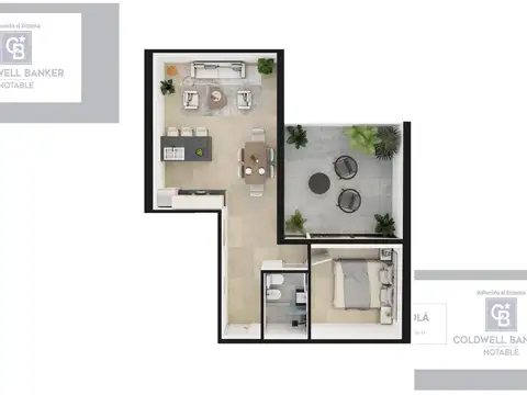 Departamento en Venta de 2 ambientes