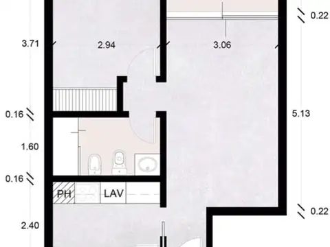 Departamento en Venta de 2 ambientes