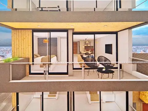 Departamento 2 ambientes con 1 baño