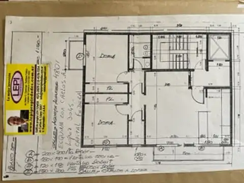 Departamento 3 ambientes con 2 baños