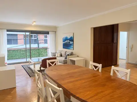 Con Muebles - Excelente 3 amp. c/dep. y cochera