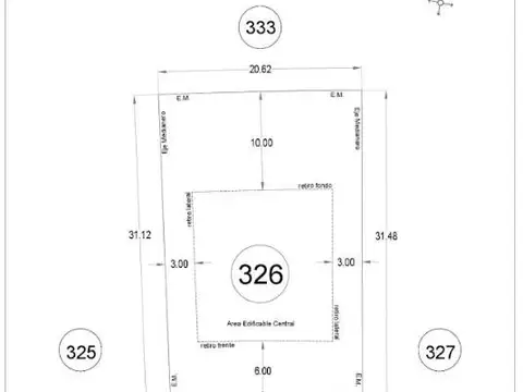 Terreno en Venta de 628,0 m2