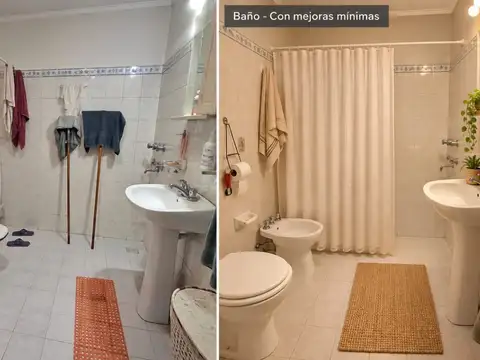 Depto Tipo Casa 3 ambientes con 1 baño