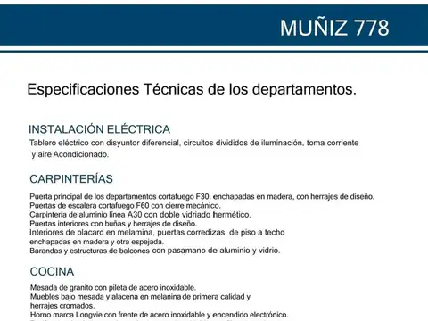 Departamento en Venta de 3 dormitorios