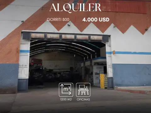 Galpón en alquiler de 1200m2 ubicado en Gorriti al 800, Salta