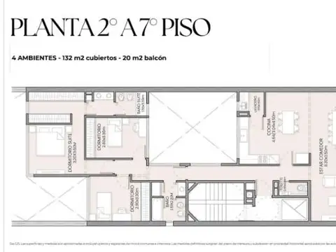 Departamento en Venta de 3 dormitorios