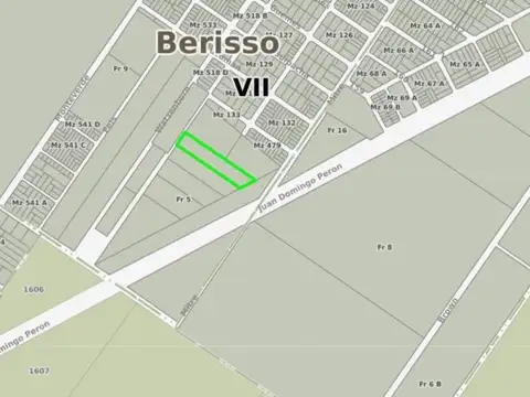 Terreno en Venta en Berisso, USD 21.000