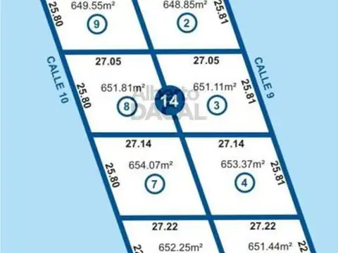 Terreno en Venta de 643,0 m2