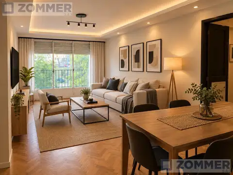 VENTA 5 Ambientes en las cañitas a remodelar - 118 metros cuadrados, apto credito, Balcon al Frente