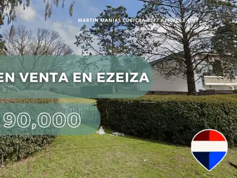 LOTE EN VENTA EN EZEIZA