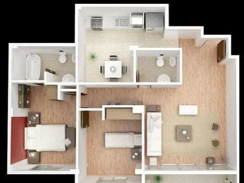 Departamento en Venta de 2 dormitorios