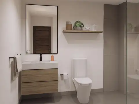 Departamento 2 ambientes con 1 baño