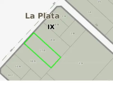 LOTE EN VENTA EN LA PLATA