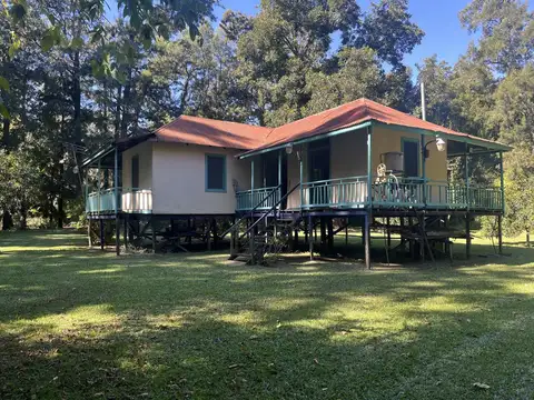 Isla Delta San Fernando,Arroyo chana, 3hectáreas,52m frente, casa 3amb parquizada, muelle, frutales