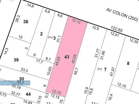 Terreno en Venta, FOS 80