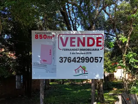 Venta de Lote, Posadas