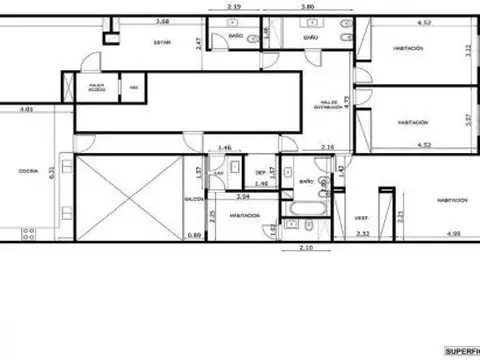 Departamento en Venta de 3 dormitorios