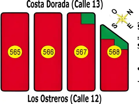 106 Lotes: Costa Dorada, Las Garzas, Los Ostreros Y Las Torcazas - La Esmeralda - B558