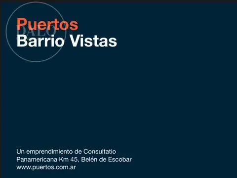 Terreno en  venta