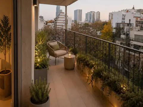 Venta 3 ambientes con balcón terraza
