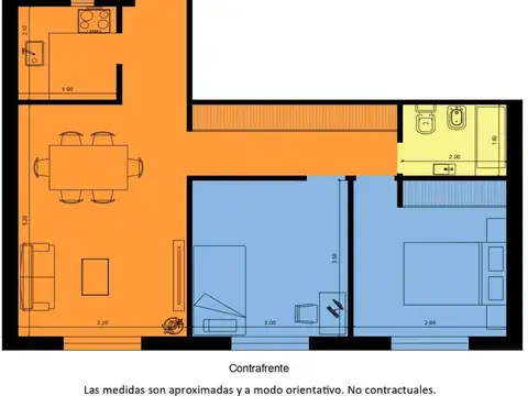 Departamento en Venta de 2 dormitorios