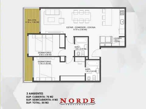 Departamento en Venta Apto profesional
