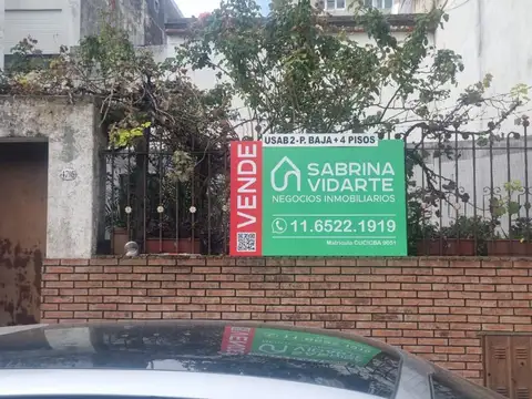 CASA A REFACCIONAR / Lote para La construcción USAB en Saavedra