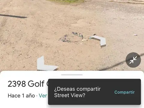 C Moyano en intersección con Golf Club concordia