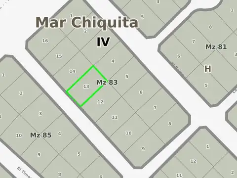 Terreno en Venta en Balneario la Caleta, USD 28.500