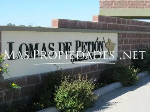 Venta Terreno / Lote interno en Lomas De Petion Cañuelas
