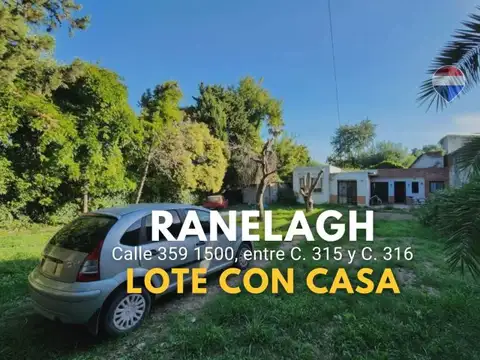 Venta 2 lote con casa a refaccionar