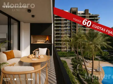 Departamento en  Remeros Brickell - Hasta 60 cuotas fijas en Dolares