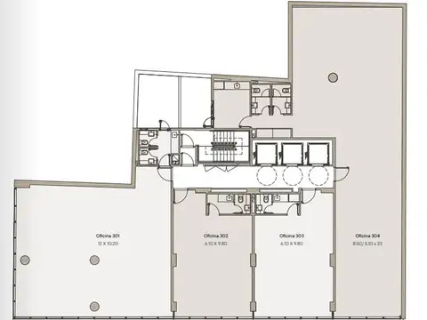 Oficina en Alquiler en Tribunales, USD 1.800