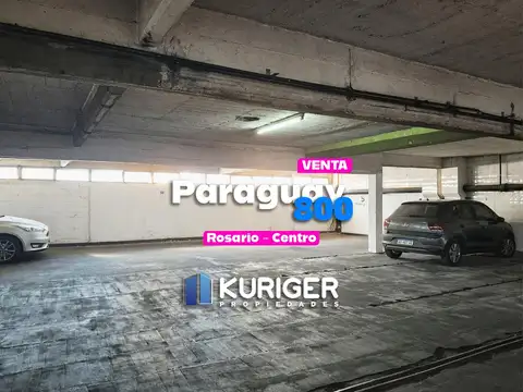 Cochera en Centro. Bajas expensas. Paraguay 840, Rosario.