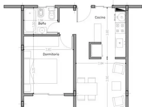 Departamento en Venta en San Miguel, USD 55.000