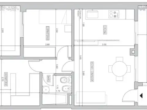 SAN JUAN 953 , Piso 0