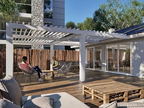 Departamento a estrenar con jardin en Alto los Robles - Loma Verde