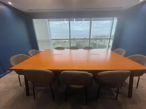 Libertador casi Melo oficinas con vista al rio oficina 500 m2 alquilada, con renta vigente