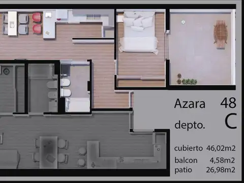 VENTA DEPARTAMENTO 2 AMBIENTES A ESTRENAR BARRACAS
