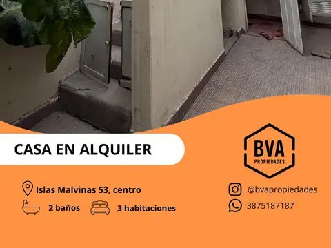 CASA EN ALQUILER ZONA CENTRO