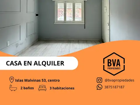 Casa 5 ambientes con 1 baño